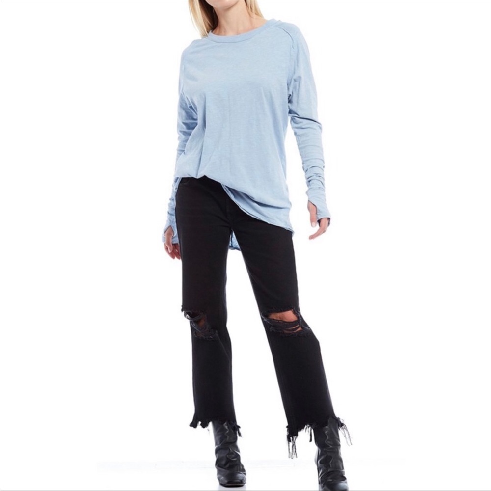 Free People Arden Tee in Rain